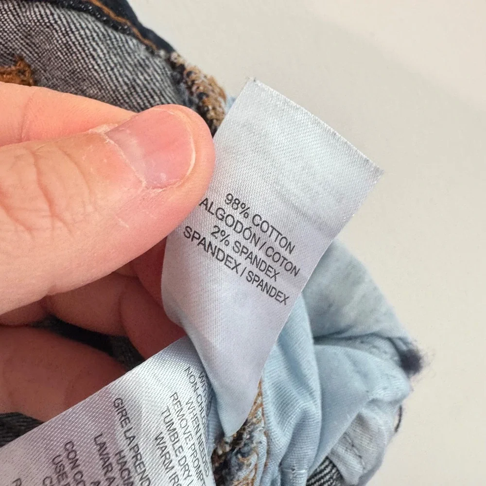 Lucky Brand Kids Classic Straight Dark Wash Denim Jeans Size 10 Adjustable Waist